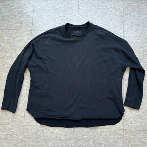 Frank & Eileen Anna triple fleece sweatshirt in British royal navy XS